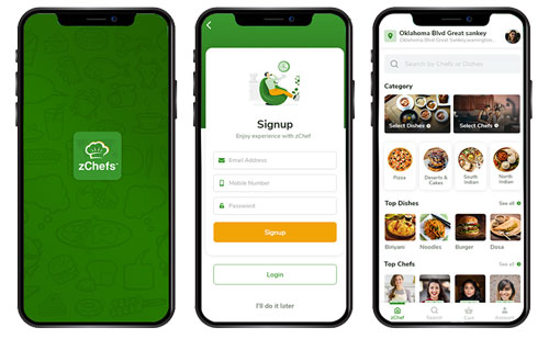 zChefs Mobile App