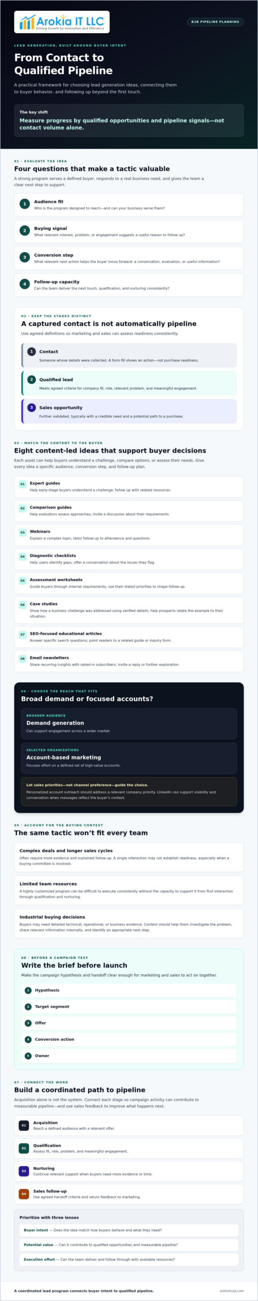 Lead Generation Ideas for B2B: 15 Ways to Build a Stronger Pipeline